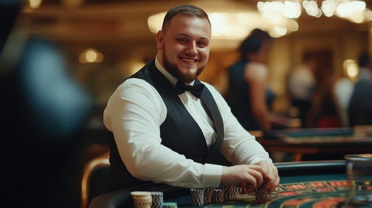 osg88 live-dealer studio showing multiple blackjack and roulette tables with professional dealers