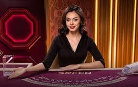 Blackjack betting layout on osg88 showing chip placement and player positions